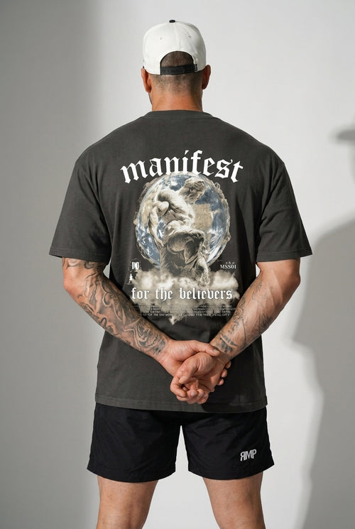Manifest The World Tee (Grey)