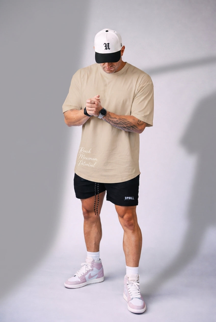 Tailored Dress Shirt (Tan)
