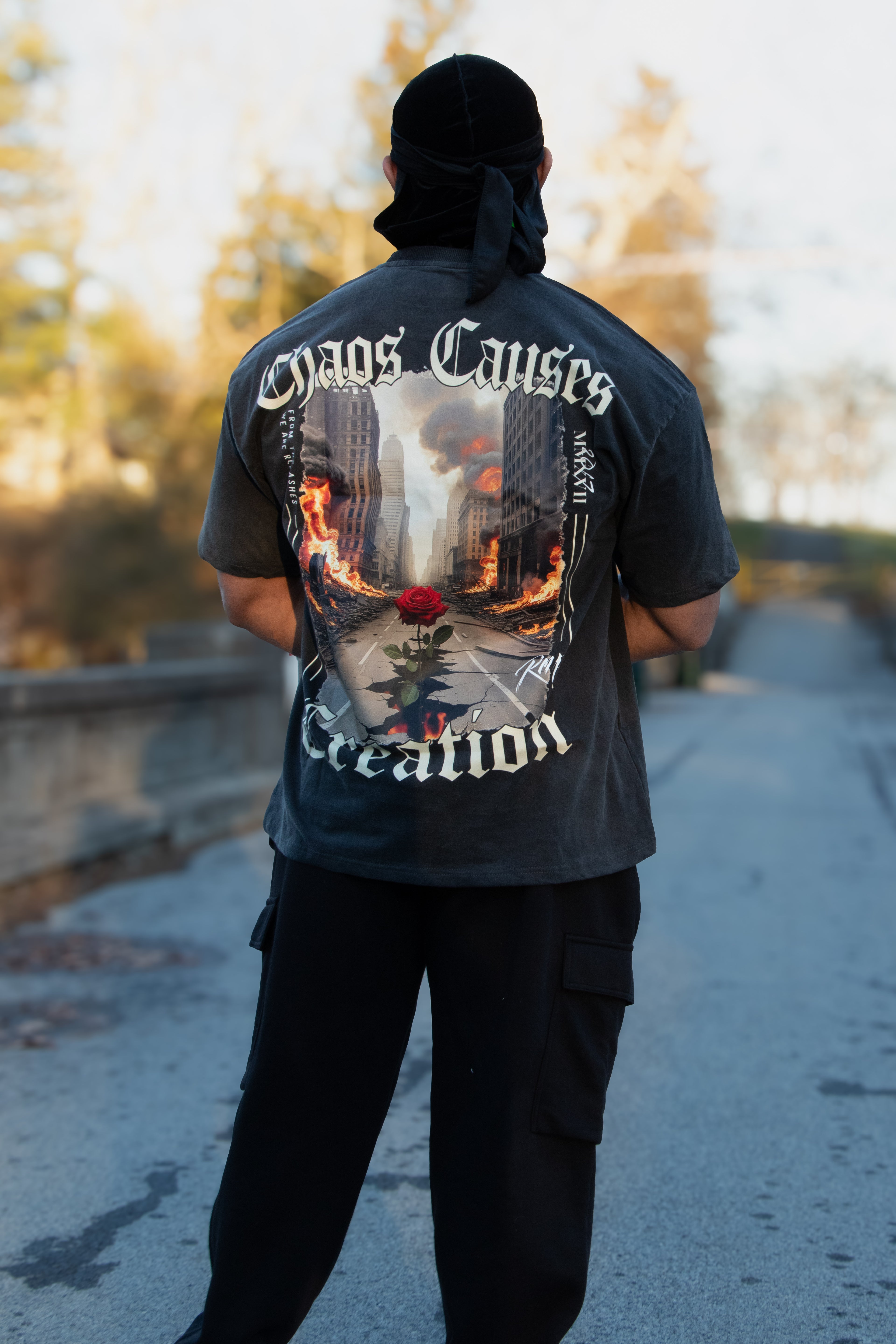 Chaos Causes Creation Oversized Tee