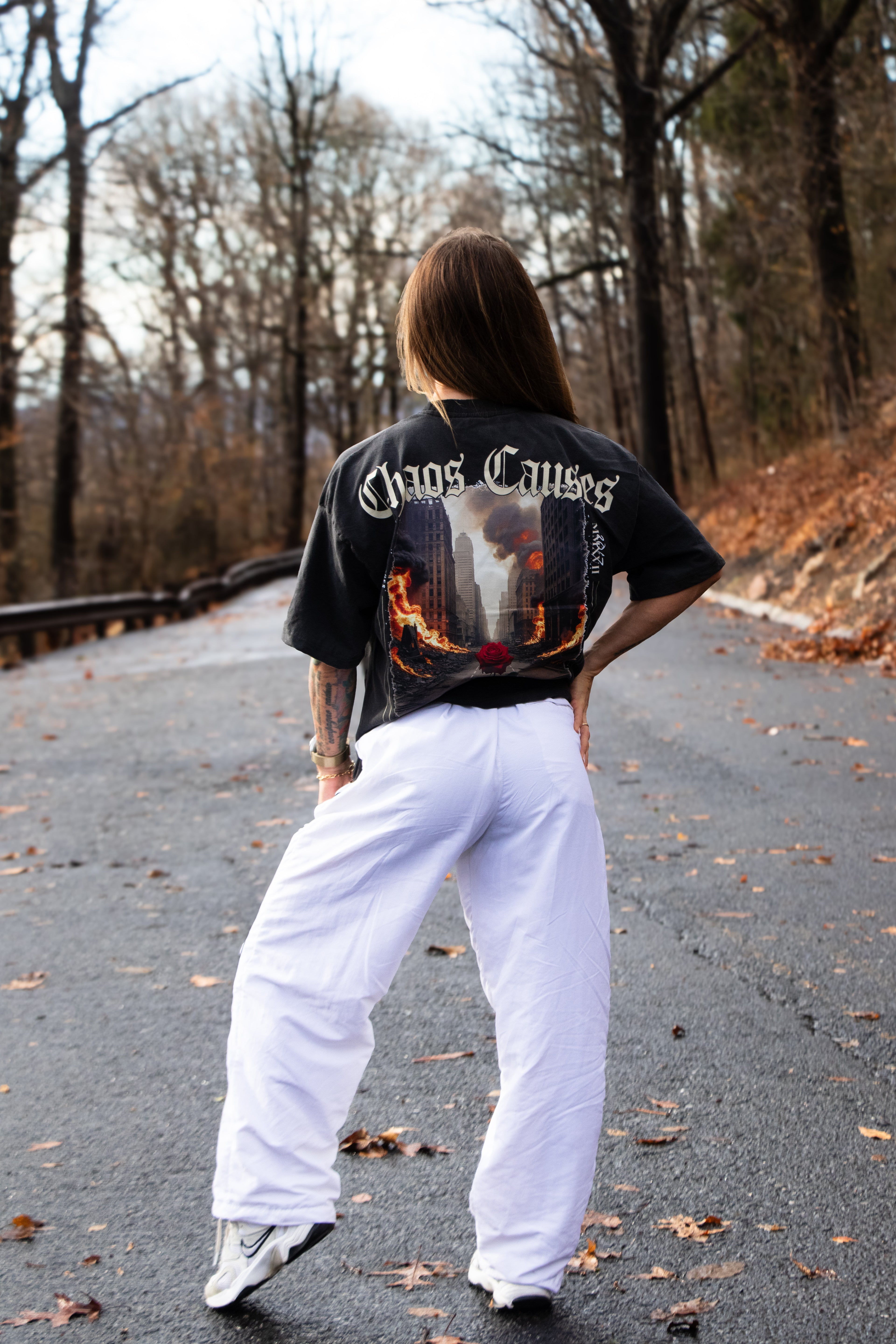 Chaos Causes Creation Oversized Tee