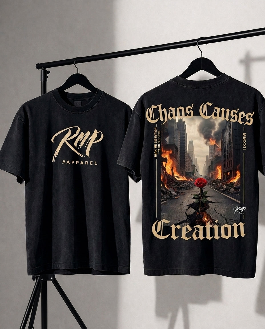 Chaos Causes Creation Oversized Tee
